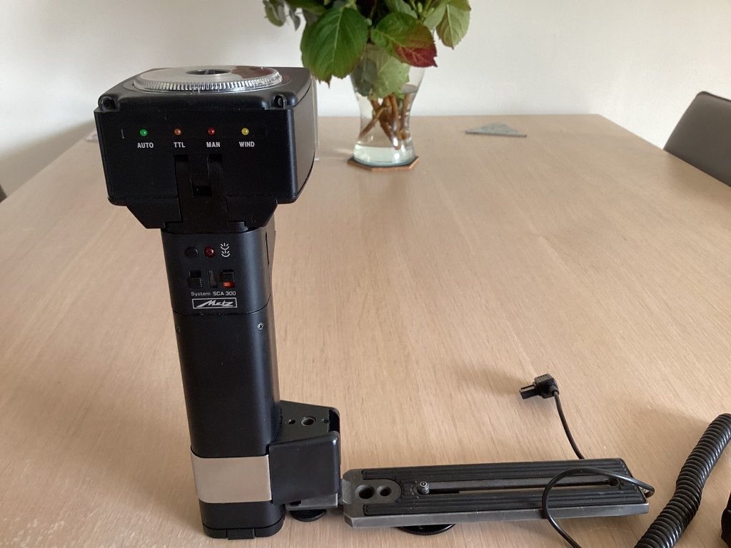 Metz 45 CT-4 krachtige staafflitser, Audio, Tv en Foto, Kantelbaar, Ophalen of Verzenden, Zo goed als nieuw, Staafflitser