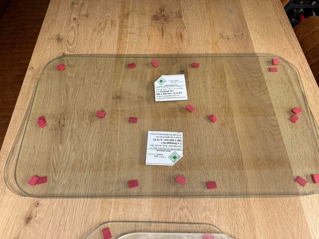 Gelaagd glas voor een boot als geheel of los te koop., Watersport en Boten, Ophalen, Nieuw, Overige typen, Zeilboot of Motorboot