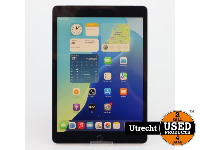 iPad 2020 8th Gen 128GB WiFi + Cellular Space Gray, Computers en Software, Apple iPads, Apple, Zo goed als nieuw, Support@apple.com