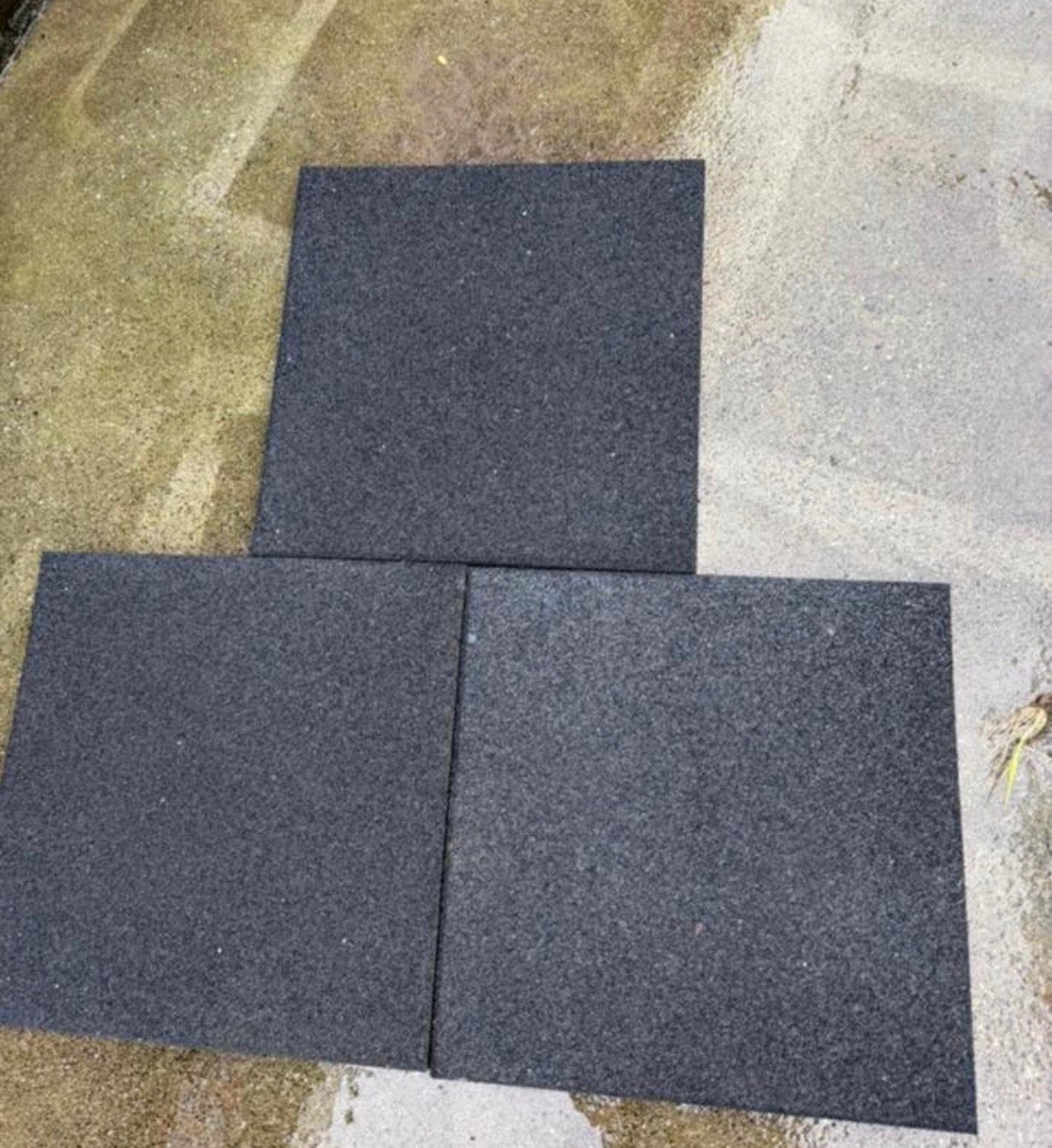 Rubberen tegels 50x50x3 speeltoestel ed ruim 7m2, Ophalen, Gebruikt, Rubber, 5 tot 10 m²