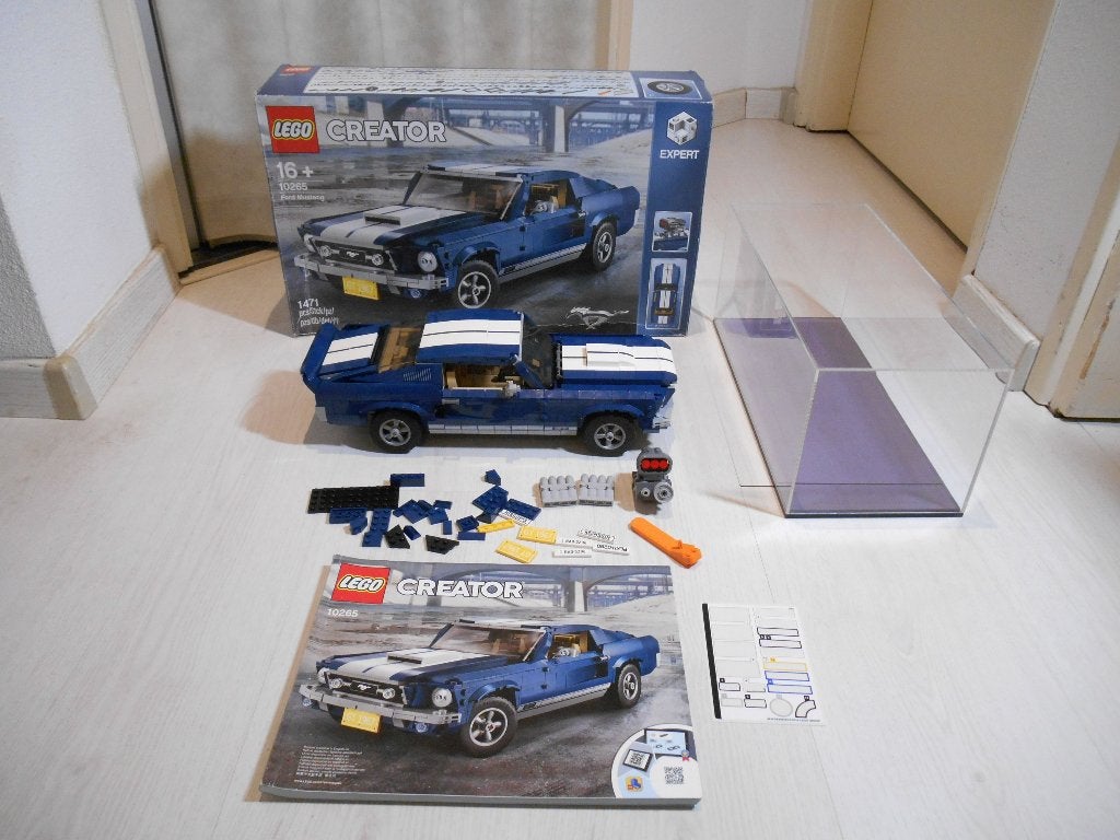 Lego 10265 Ford Mustang Compleet met doos boekje en vitrine, Kinderen en Baby's, Speelgoed | Duplo en Lego, Ophalen of Verzenden