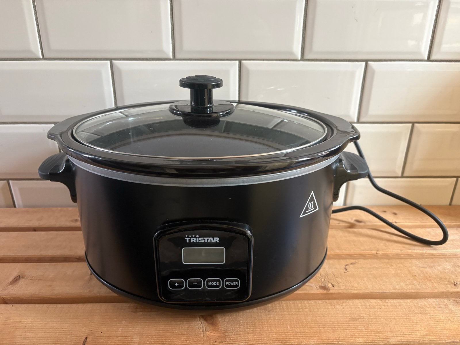 Tristar Slowcooker - Zwart - Zo goed als nieuw, Ophalen of Verzenden, Timer, Zo goed als nieuw