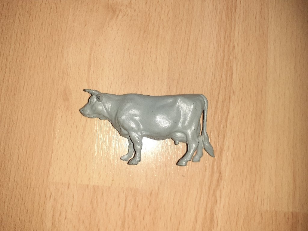 koe - vintage loden koe - Britains, Ophalen of Verzenden, Zo goed als nieuw, Boerderijdier, Beeldje of Figuurtje