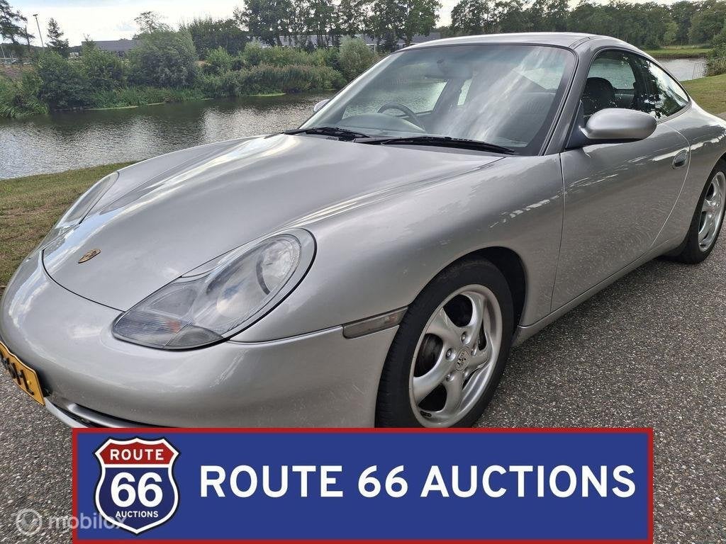 Porsche 911 Carrera | 1998 | Route 66 Auctions, Auto's, Overige carrosserieën, Zwart, Bedrijf, Porsche
