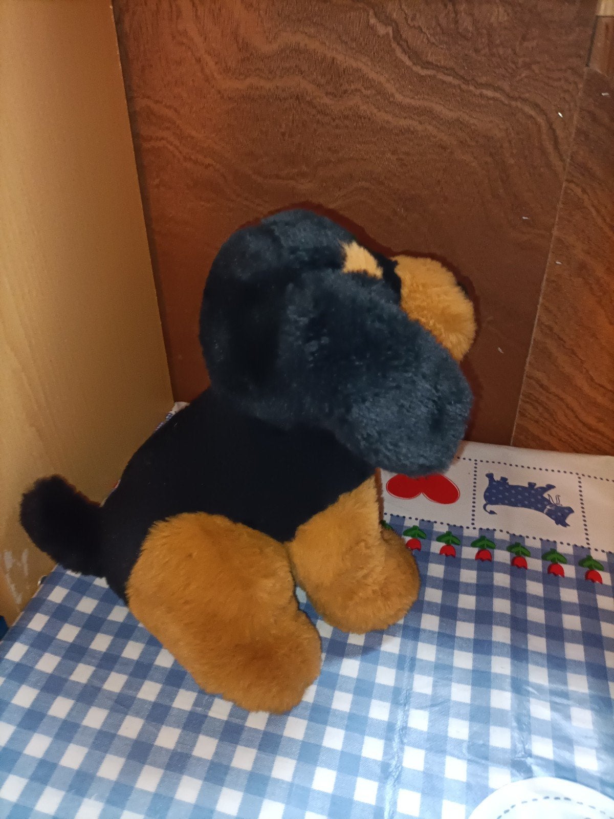 Rottweiler knuffel hond ZD Trading Action 24 cm, Kinderen en Baby's, Ophalen of Verzenden, Zo goed als nieuw