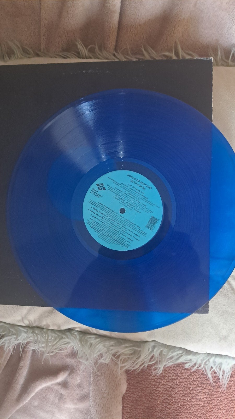 Souls of Mischief - 93 'Til Infinity (Blauw Vinyl), Cd's en Dvd's, Vinyl | Hiphop en Rap, Gebruikt, LP, Colored vinyl, Originele persing