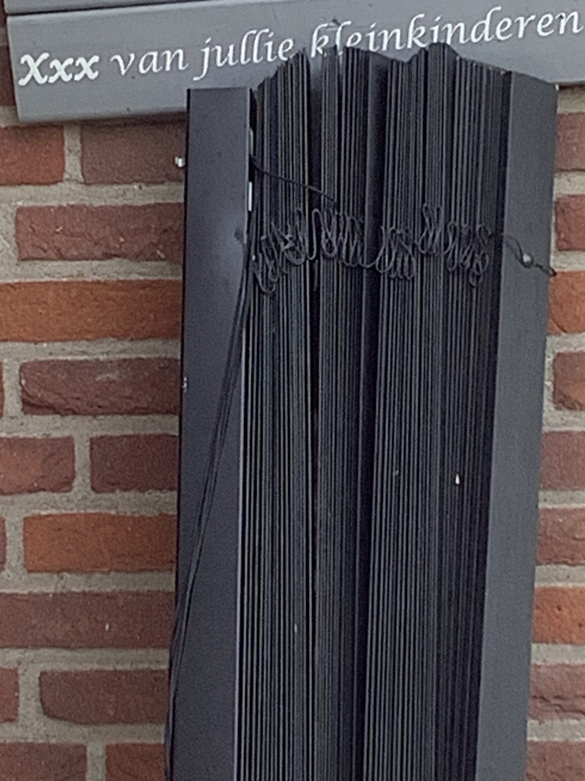 Zwarte lamellen, Ophalen, Zo goed als nieuw