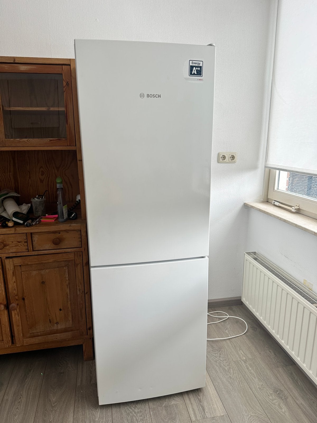 Bosch Koel-vriescombinatie A+ - gebruikt maar nog goed, Ophalen, 200 liter of meer, 60 cm of meer, Met aparte vriezer