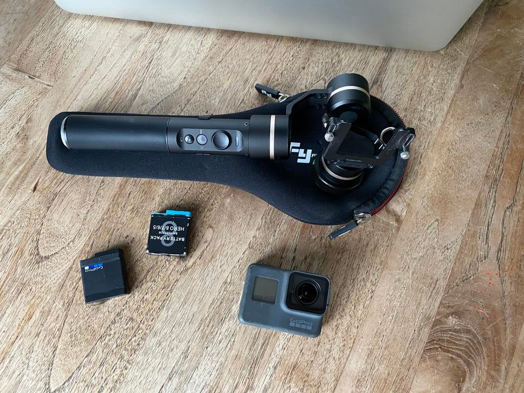 Gopro 5 met FeiyuTech G5 gimbal, Audio, Tv en Foto, Actiecamera's, Ophalen of Verzenden, Gebruikt, GoPro