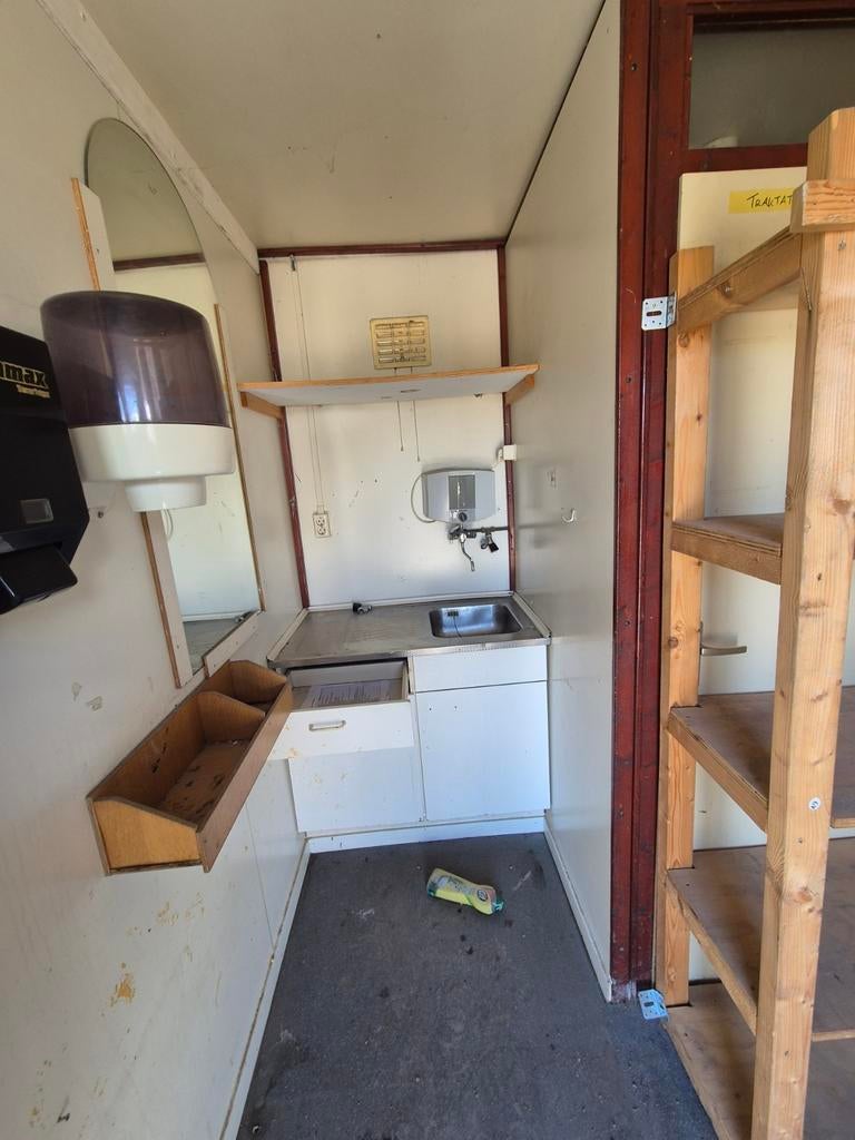 Kantoorunit 10 x 3 met toilet (gratis Transport), Ophalen of Verzenden
