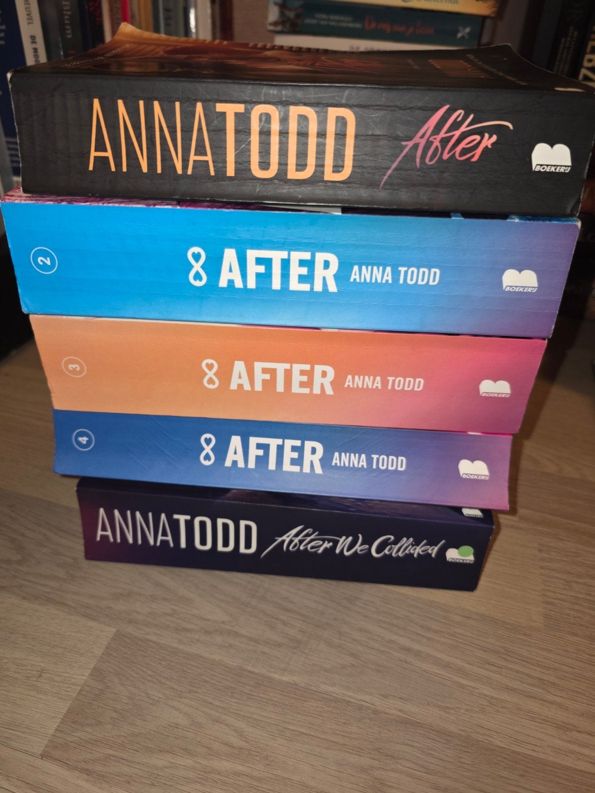 Anna todd after serie compleet, Boeken, Verzenden, Zo goed als nieuw