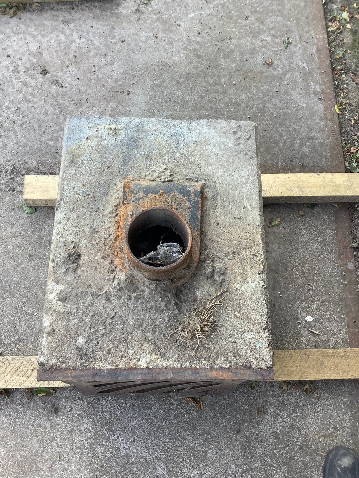 Betonen Afvoerput, Ophalen, Gebruikt, ., .