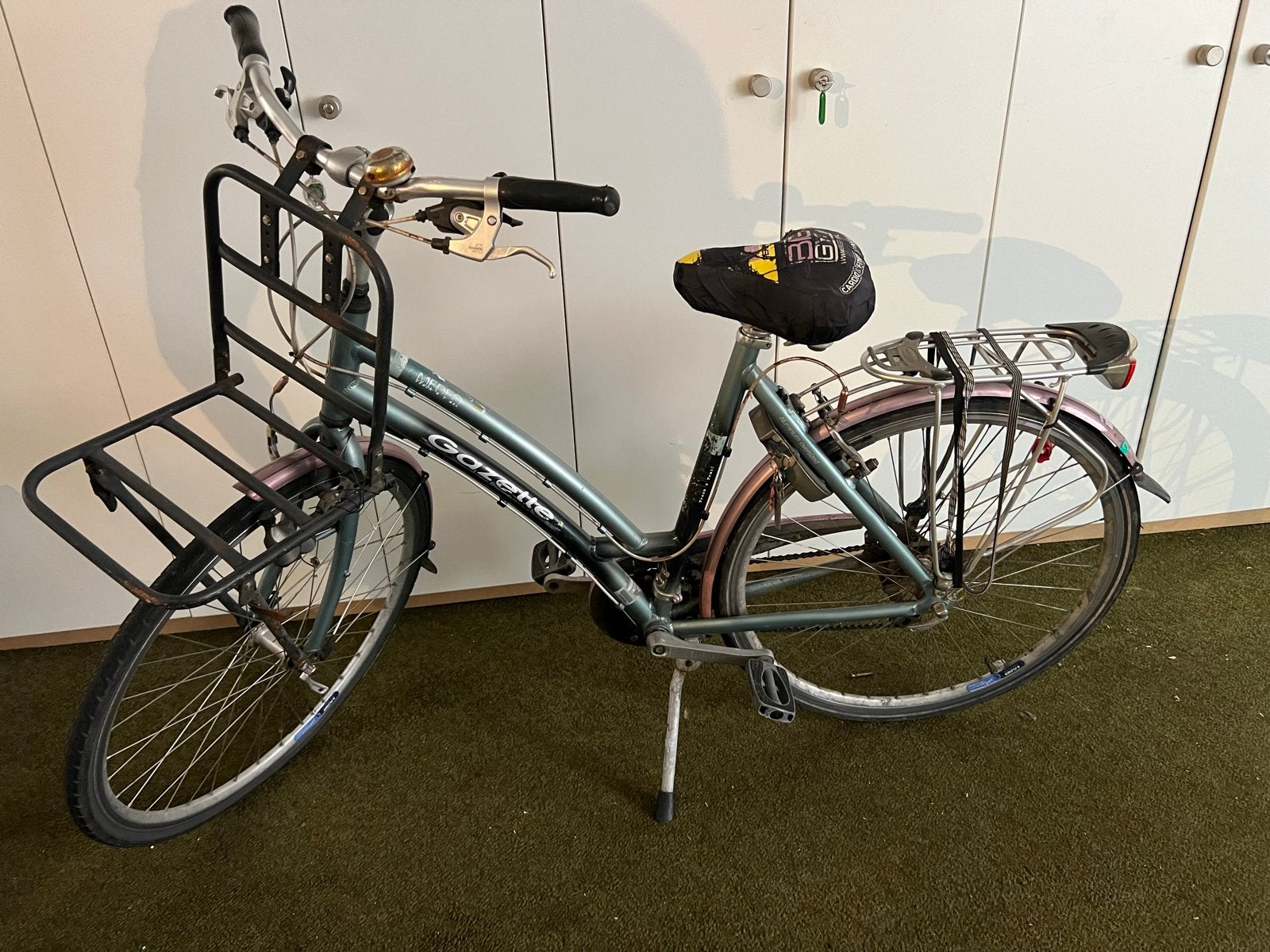 Gazelle Damesfiets met Voordrager - Gebruikt, Ophalen, Gebruikt, Velgrem, Versnellingen