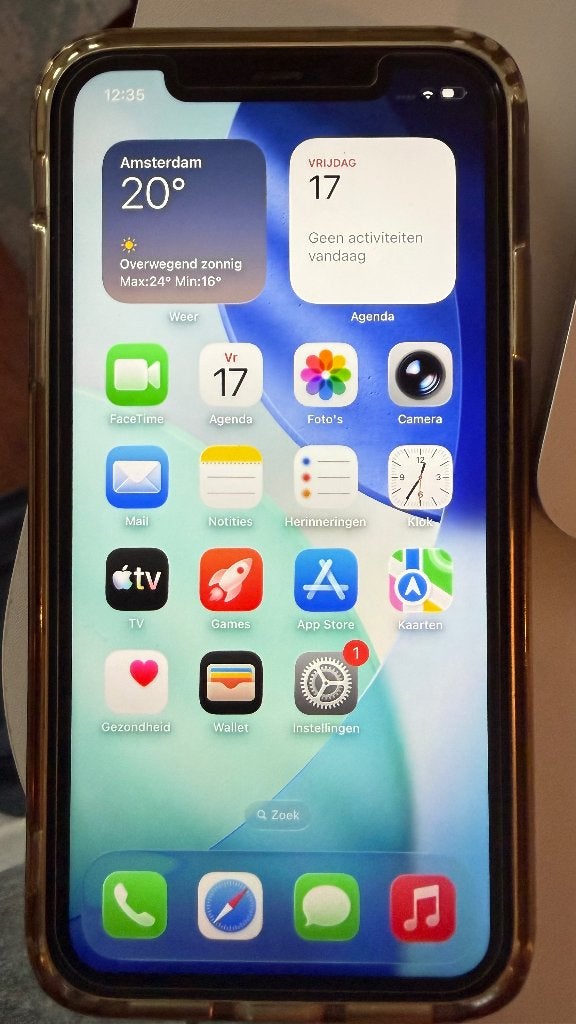 iPhone 11 64Gb kleur zwart, Gebruikt, Zwart, 64 GB, Zonder simlock