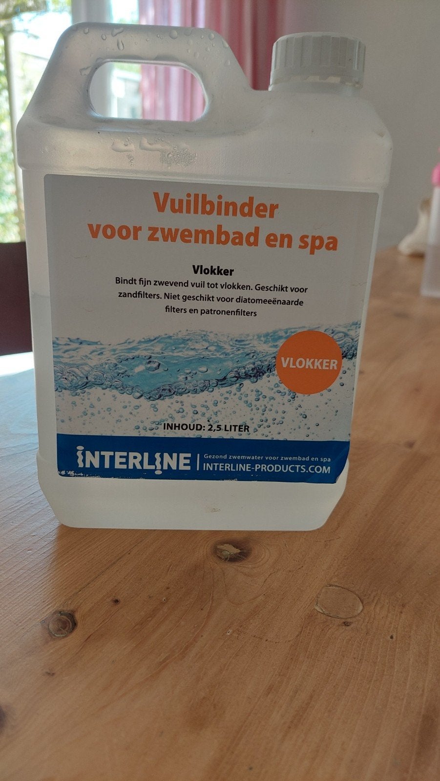 Interline Vlokker vuilbinder voor zwembad en spa (1.5-2L), Ophalen