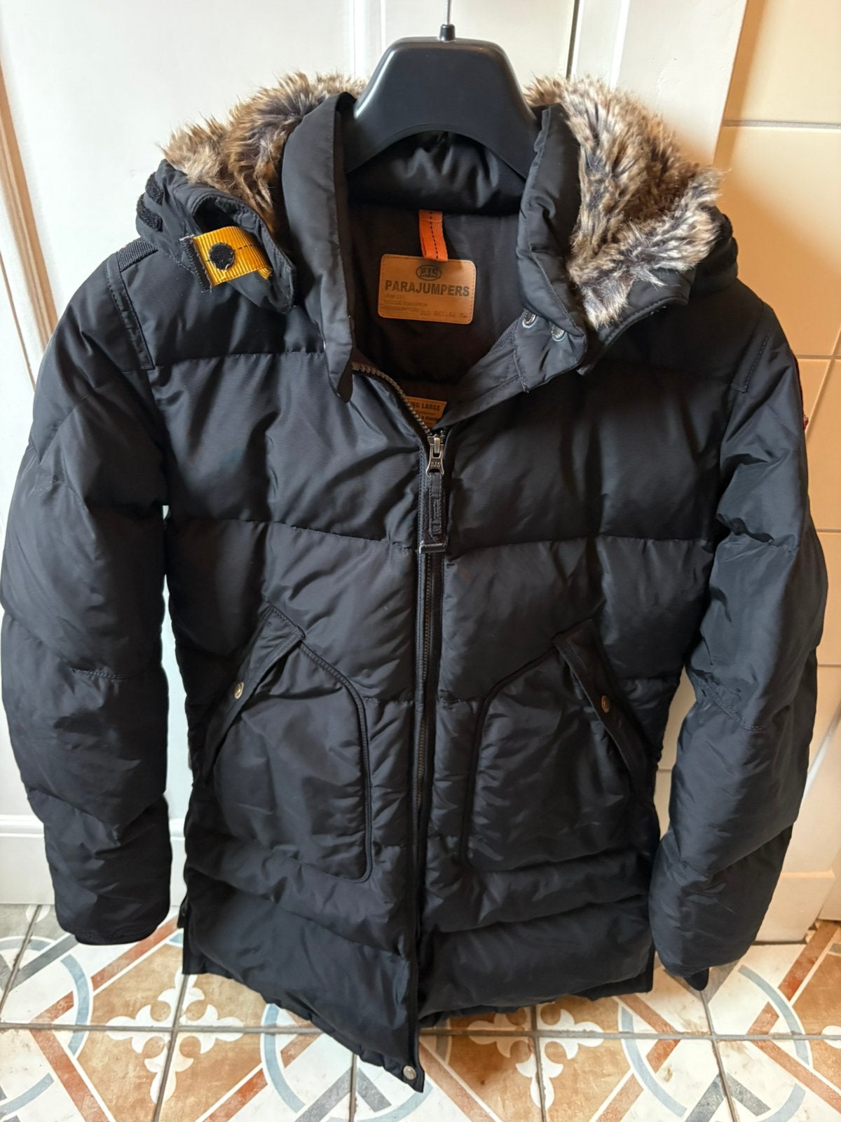 Nieuw: parajumpers winterjas zwart young large, Ophalen of Verzenden, Nieuw, Maat 38/40 (M), Zwart