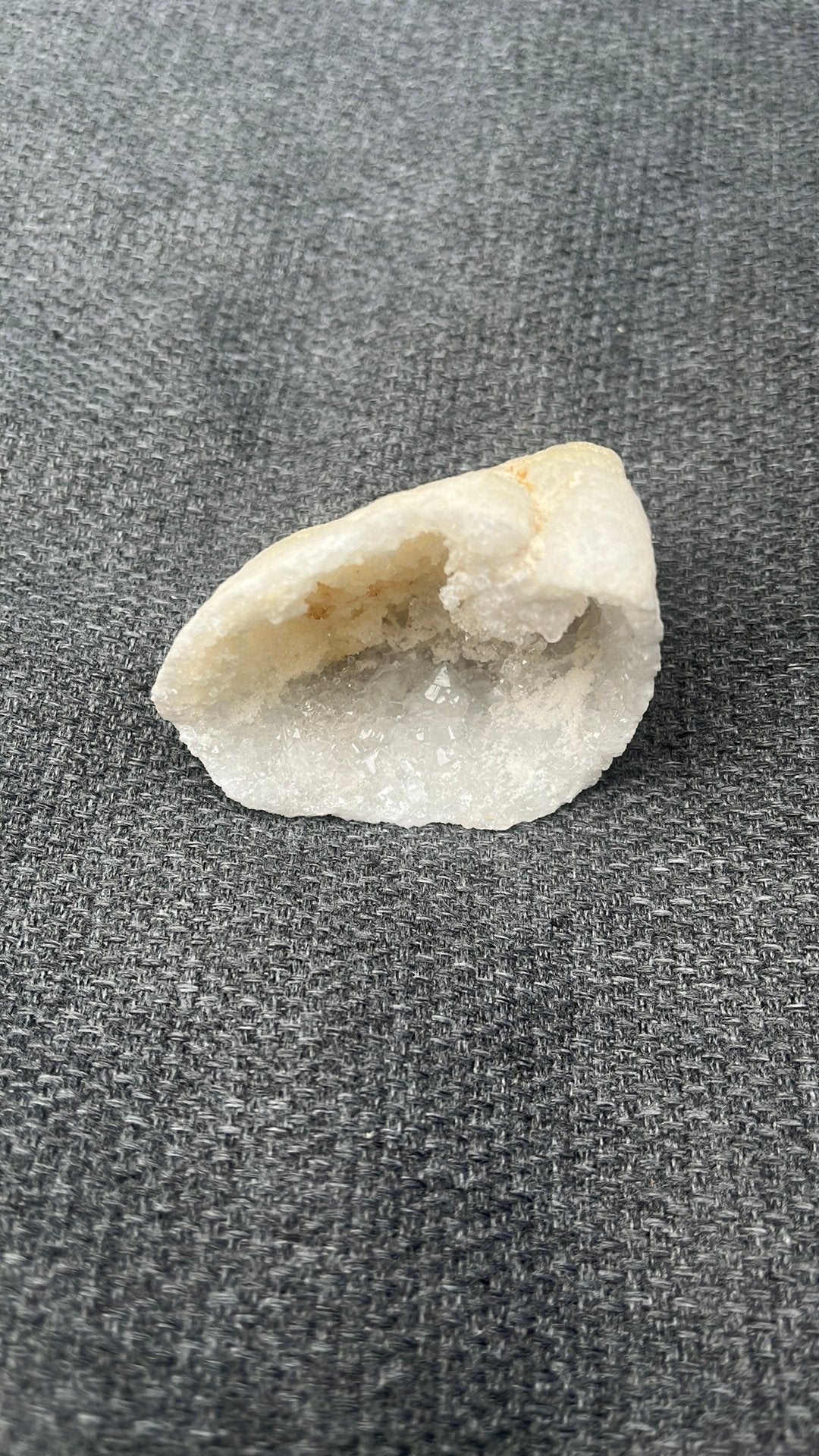 Witte kwarts geode, Ophalen of Verzenden