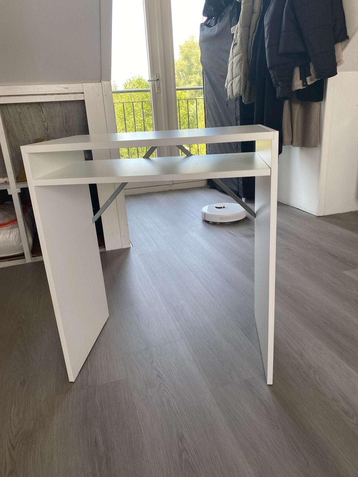Witte Kinder bureau, Gebruikt, Ophalen of Verzenden, 75 cm of meer, 60 cm of meer