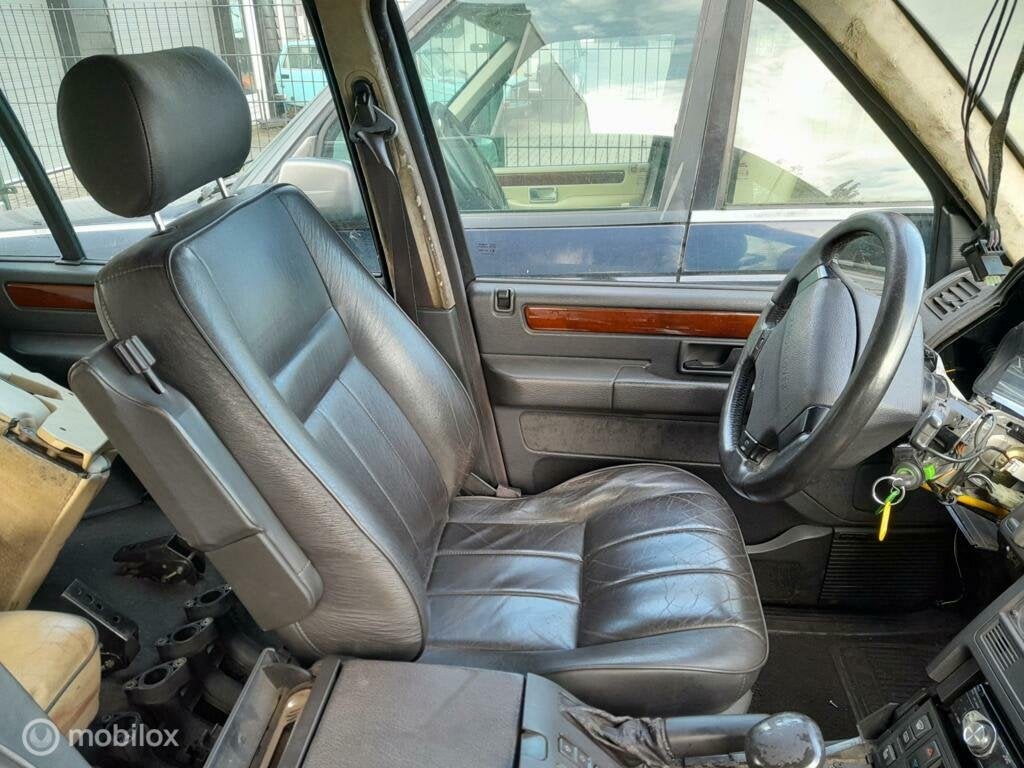 Leren stoelen Range Rover P38 Zwart Leer Armsteun Zetels, Auto-onderdelen, Interieur en Bekleding, Land Rover, Ophalen of Verzenden