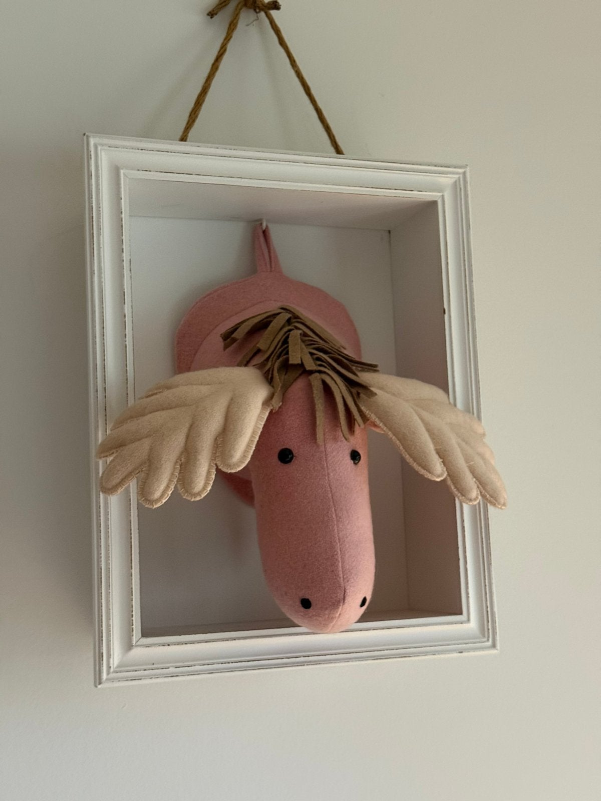 Kidsdepot Rendier hoofd, Kinderen en Baby's, Kinderkamer | Inrichting en Decoratie, Zo goed als nieuw, Wanddecoratie, Ophangbaar