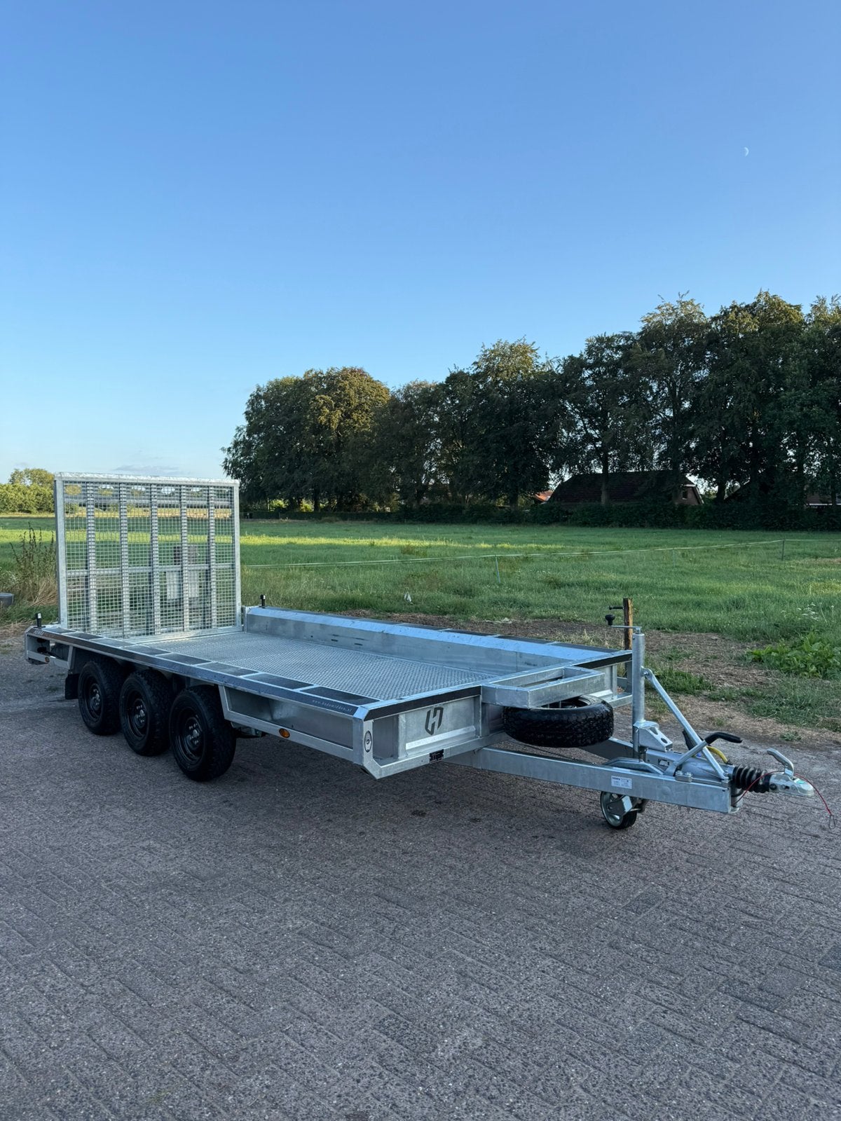 Henra machinetransporter Xpert 3500 KG, Auto diversen, Aanhangers en Bagagewagens, Ophalen, Zo goed als nieuw