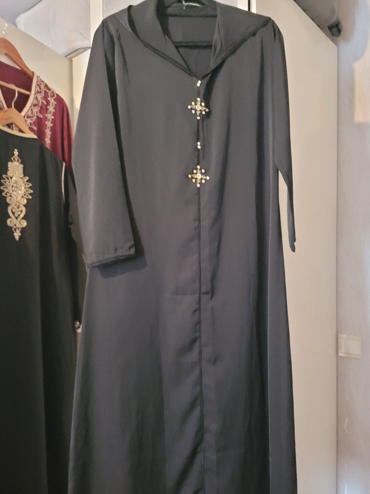 Zwarte jellaba, Ophalen of Verzenden, Zo goed als nieuw, Zwart, Boven de knie