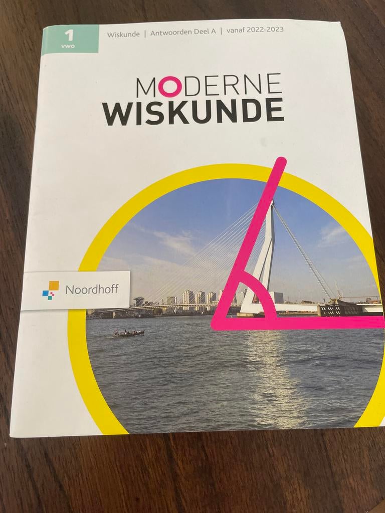 Moderne Wiskunde Antwoorden Deel A 1 VWO Noordhoff, Ophalen of Verzenden, Zo goed als nieuw, VWO, Wiskunde A