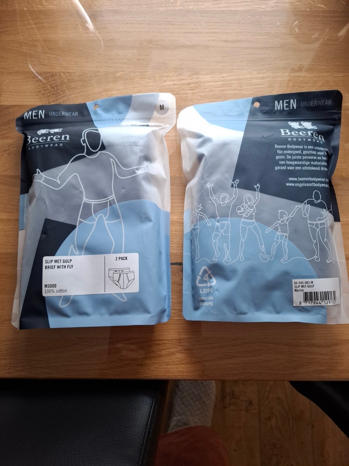 Beeren Bodywear Slip met Gulp - 2-pack, Ophalen of Verzenden, Blauw, Beeren Bodywear, Slip