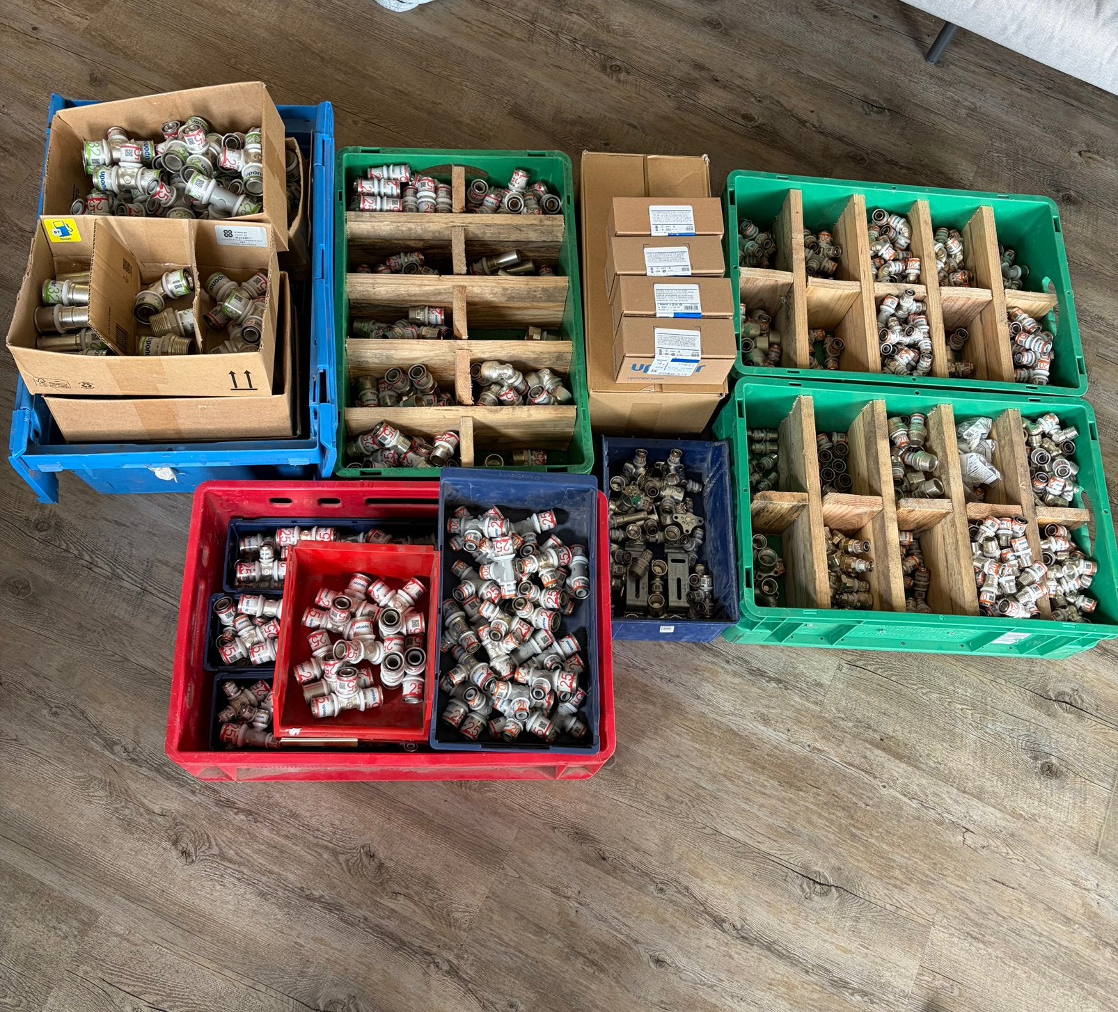 Uponor koppelingen, Overige materialen, Overige typen, Nieuw, Minder dan 2 meter