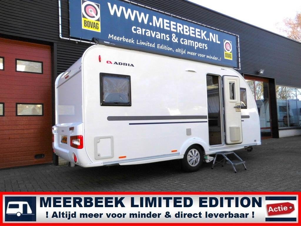 Adria Adora 462 PU +MOVER +LUIFEL +VLOERVER, Caravans en Kamperen, Schokbreker, Rondzit, Particulier, Tot en met 4