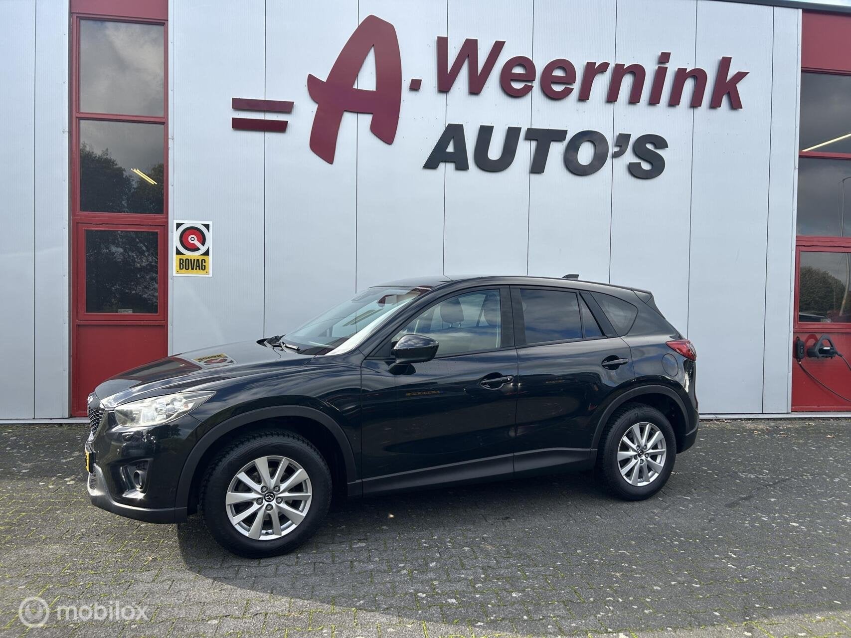 Mazda CX-5 2.0 TS+ Lease Pack 2WD Navi Trekhaaak, Auto's, Voorwielaandrijving, Euro 5, 4 cilinders, Zwart
