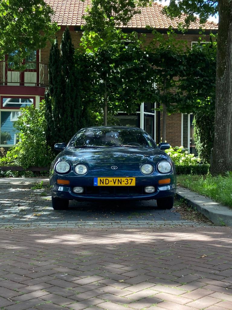 Toyota Celica 1.8 STI LB, bj 1995, Groen | Nieuw blok!, Voorwielaandrijving, Stof, Zwart, 4 cilinders