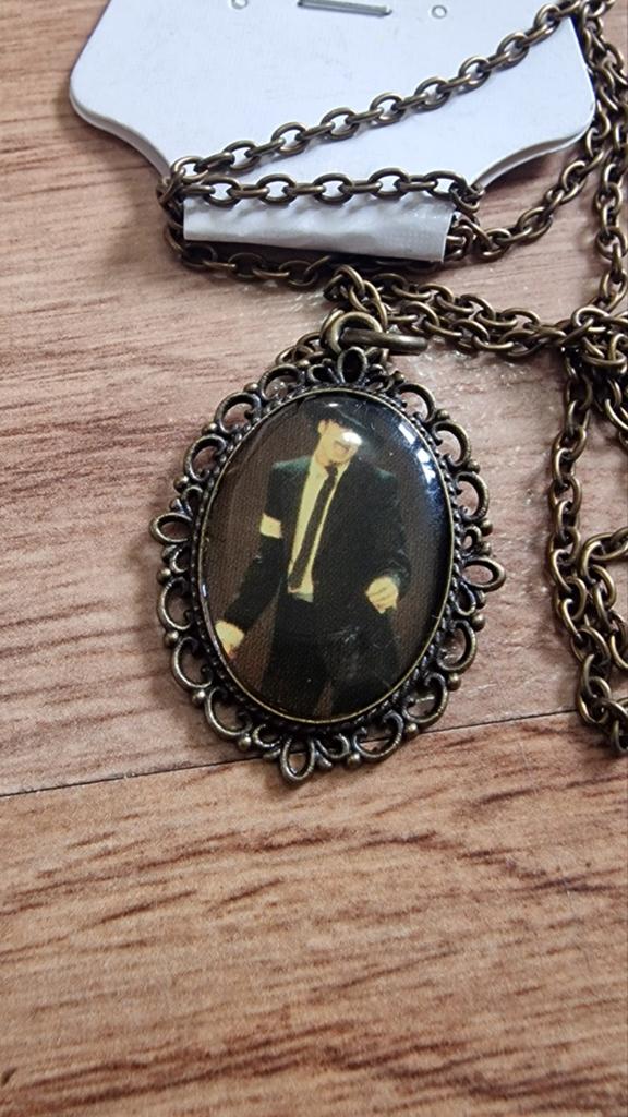 Vintage Michael Jackson ketting met hanger, Verzenden, Nieuw