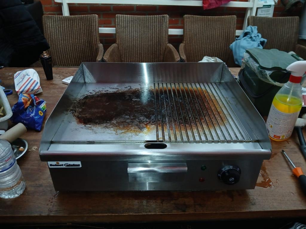 Professionele grillplaat 3000W - Model SC-831, Ophalen
