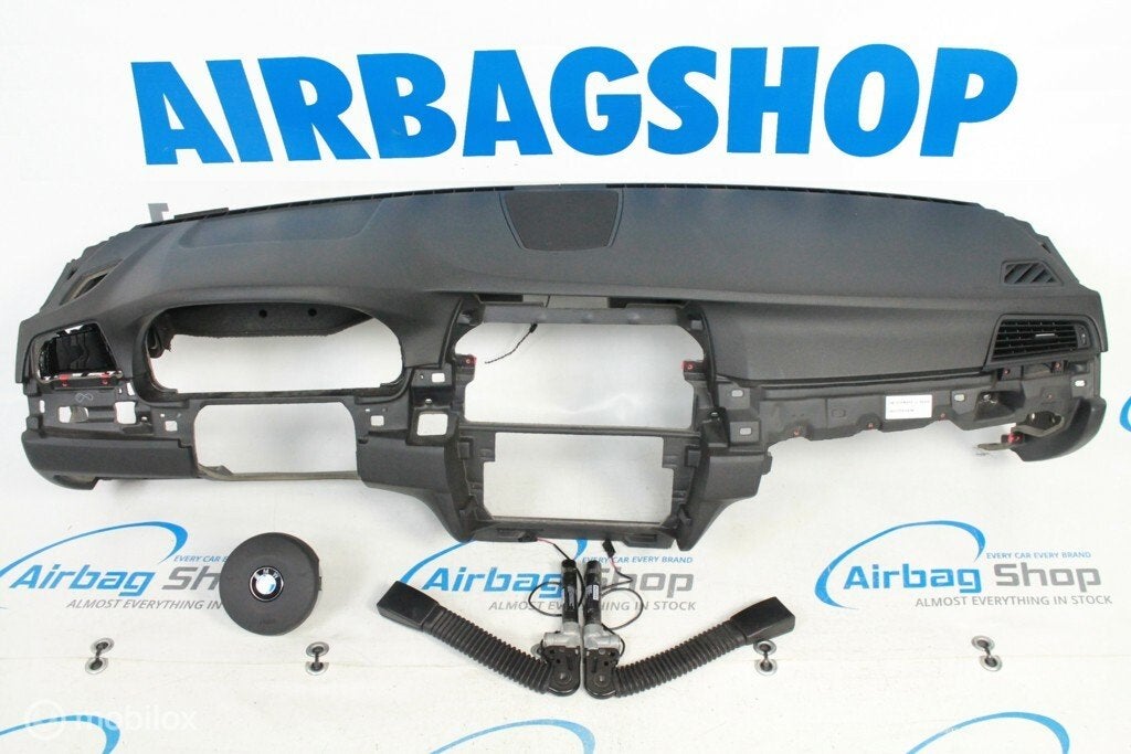 Airbag set - Dashboard M zwart BMW 5 serie F10 (2009-2017), Gebruikt, Ophalen of Verzenden