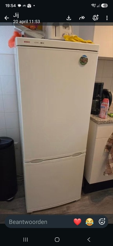 Koel/vries combinatie, Ophalen, Gebruikt, 200 liter of meer, Met aparte vriezer