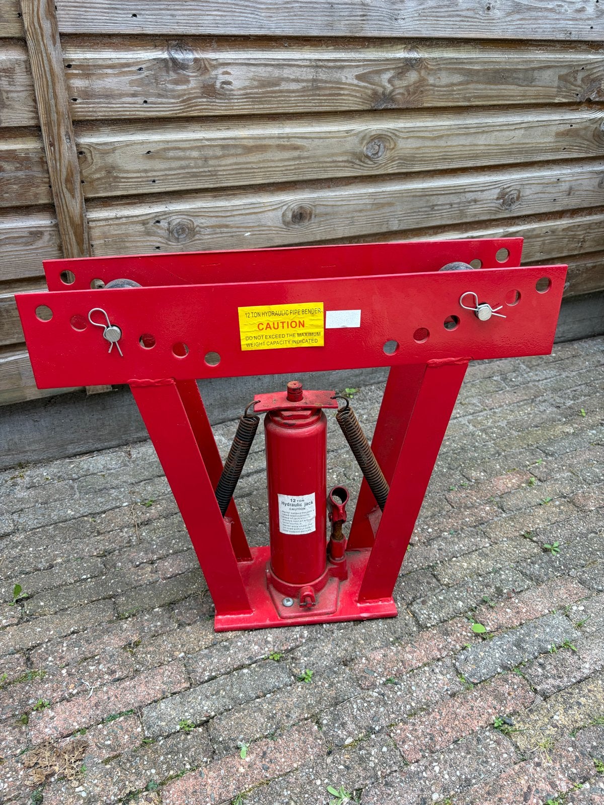 12 Ton Hydraulische Pijpenbuiger met Matrijzen, Ophalen