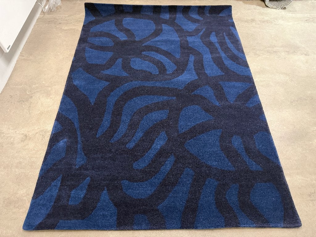 Vloerkleed Brink en Campman Joonas Dark Blue 170 x 240 cm, Huis en Inrichting, 150 tot 200 cm, Ophalen of Verzenden, A, Rechthoekig