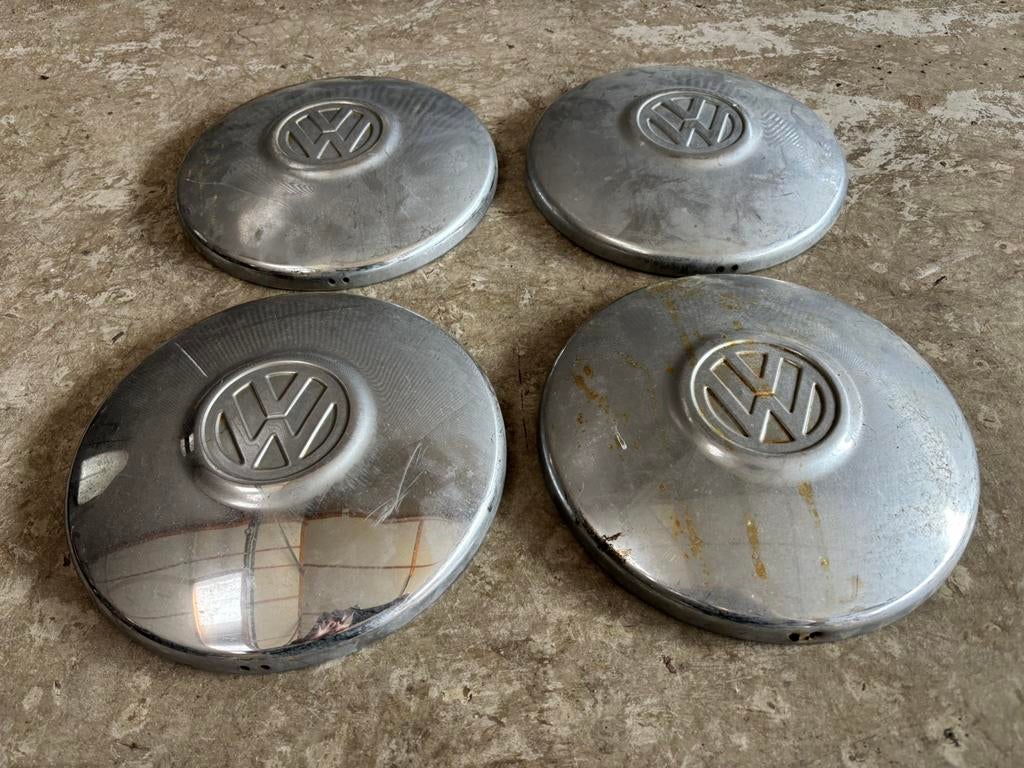 4 gebruikte originele Volkswagen wieldoppen, Ophalen of Verzenden, Gebruikt