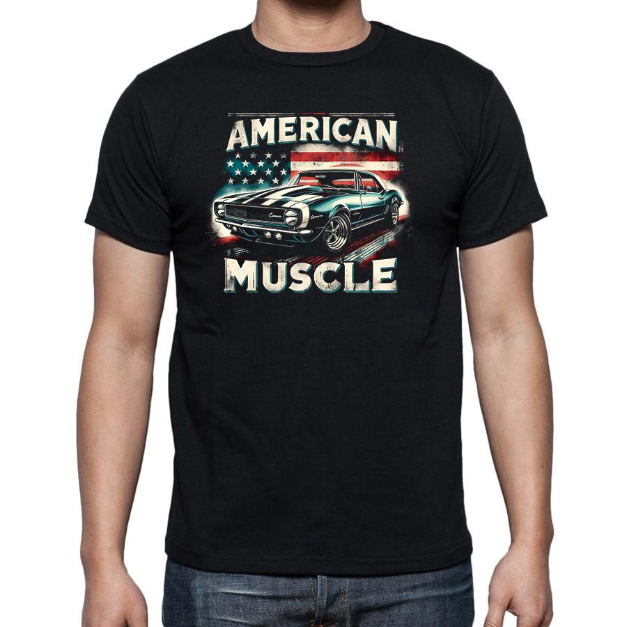 Camaro T-shirt, B&C, Zwart, Nieuw, Overige maten