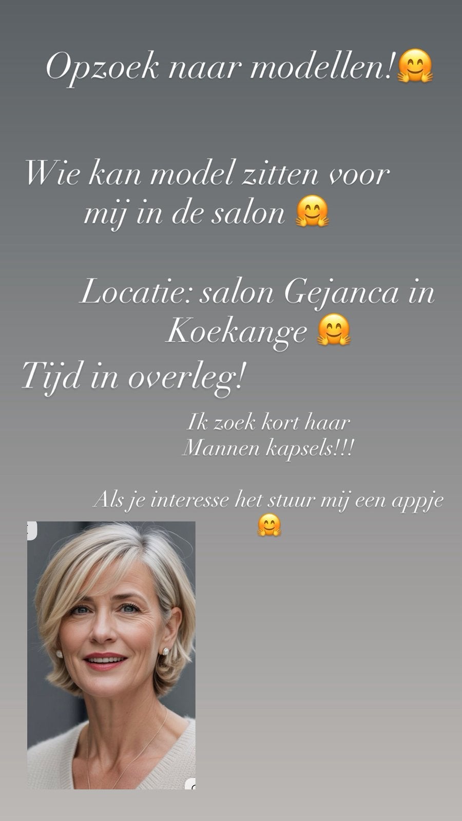Model gezocht, Overige vormen