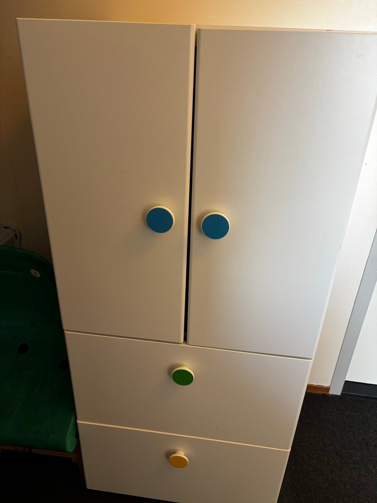 Ikea Witte kast met lades en deuren, Ophalen, Gebruikt, Kast, 105 cm of meer