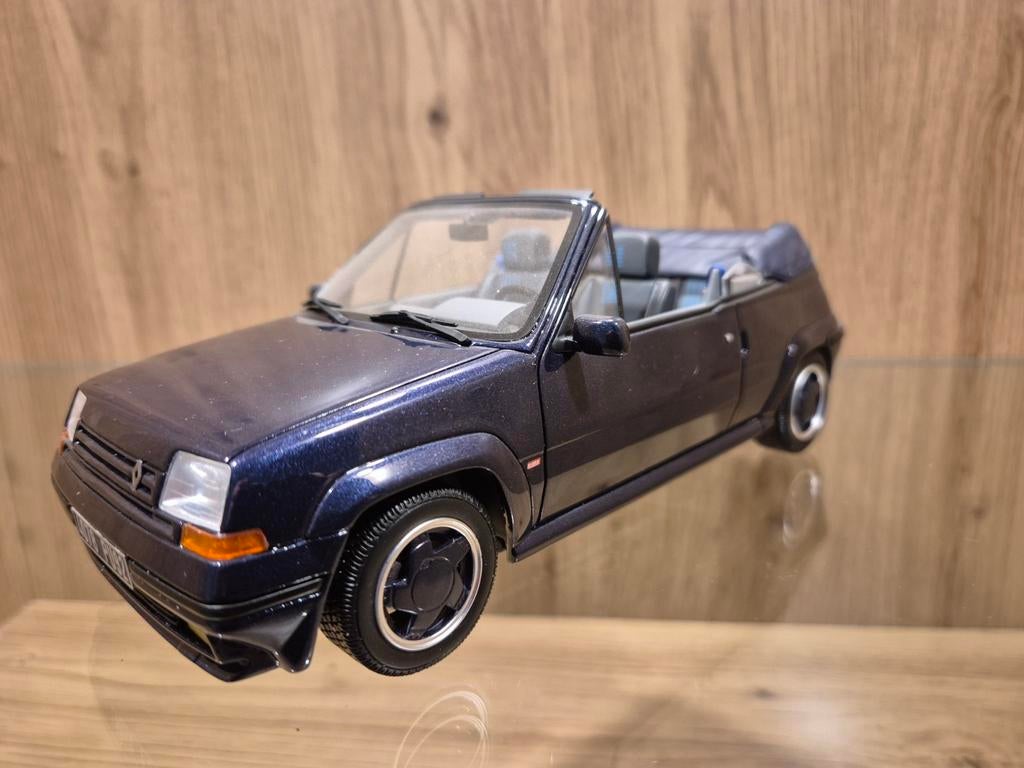 ZELDZAAM OTTO MOBILE OT280, RENAULT 5 GT TURBO CABRIO, BLUE, Ophalen of Verzenden, Zo goed als nieuw, Auto, OttOMobile