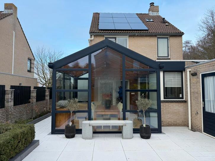 Reynaers serre 4x4m – luxe tuinkamer – NIEUW €44.000, Ophalen, Gebruikt, 225 cm of meer, Overige typen