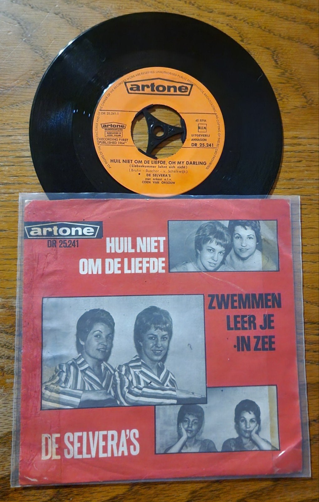 De Selvera's - Huil Niet Om De Liefde (Vinyl Single), Cd's en Dvd's, Vinyl Singles, Gebruikt, Originele persing, 7 inch, Ophalen of Verzenden