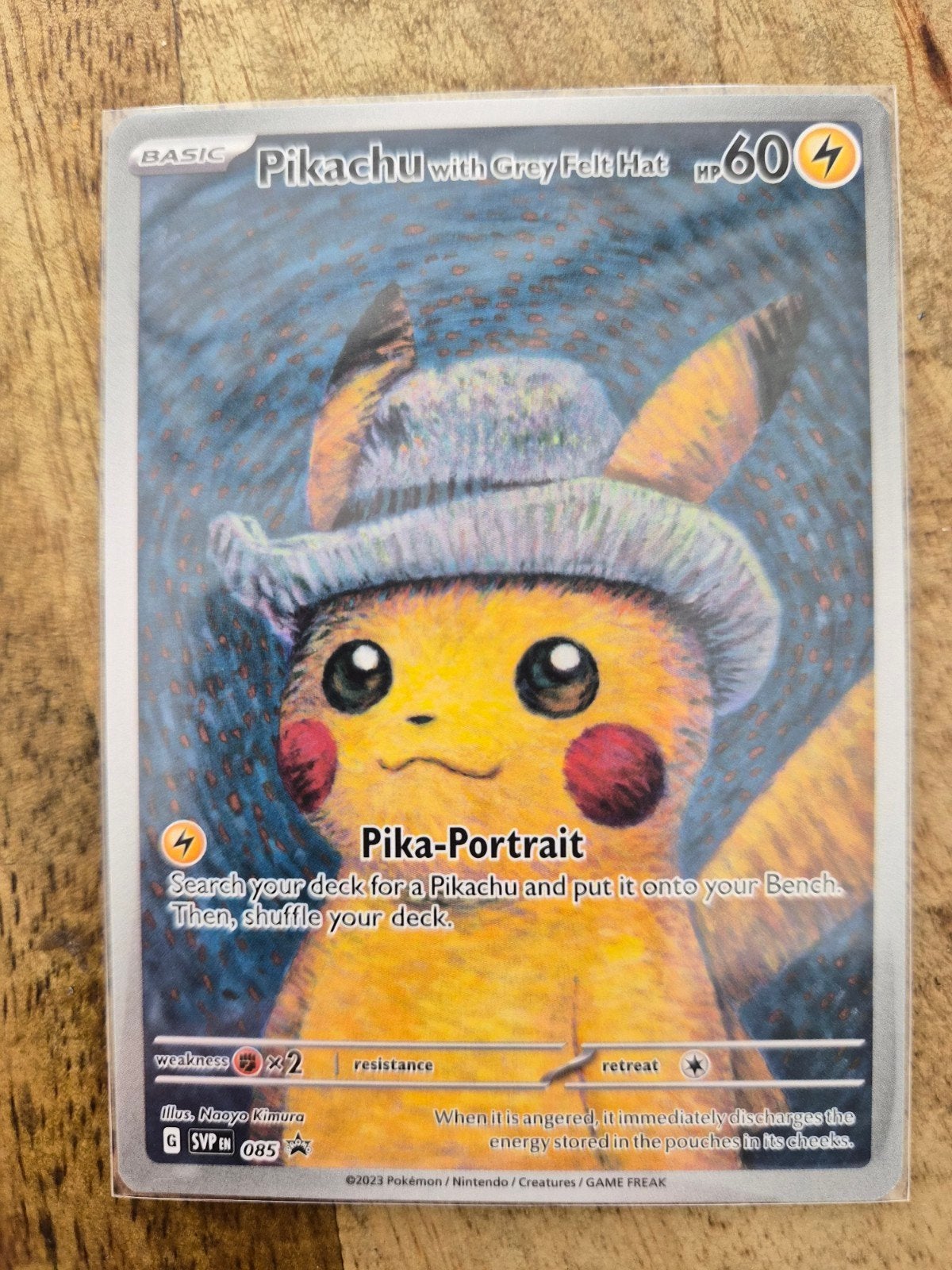 Pikachu van Gogh, Ophalen, Nieuw