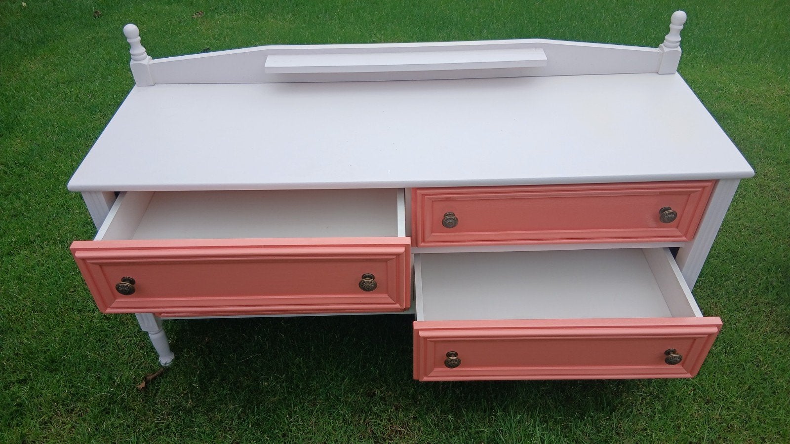 Vintage-antieke kaptafel dressoir, Ophalen