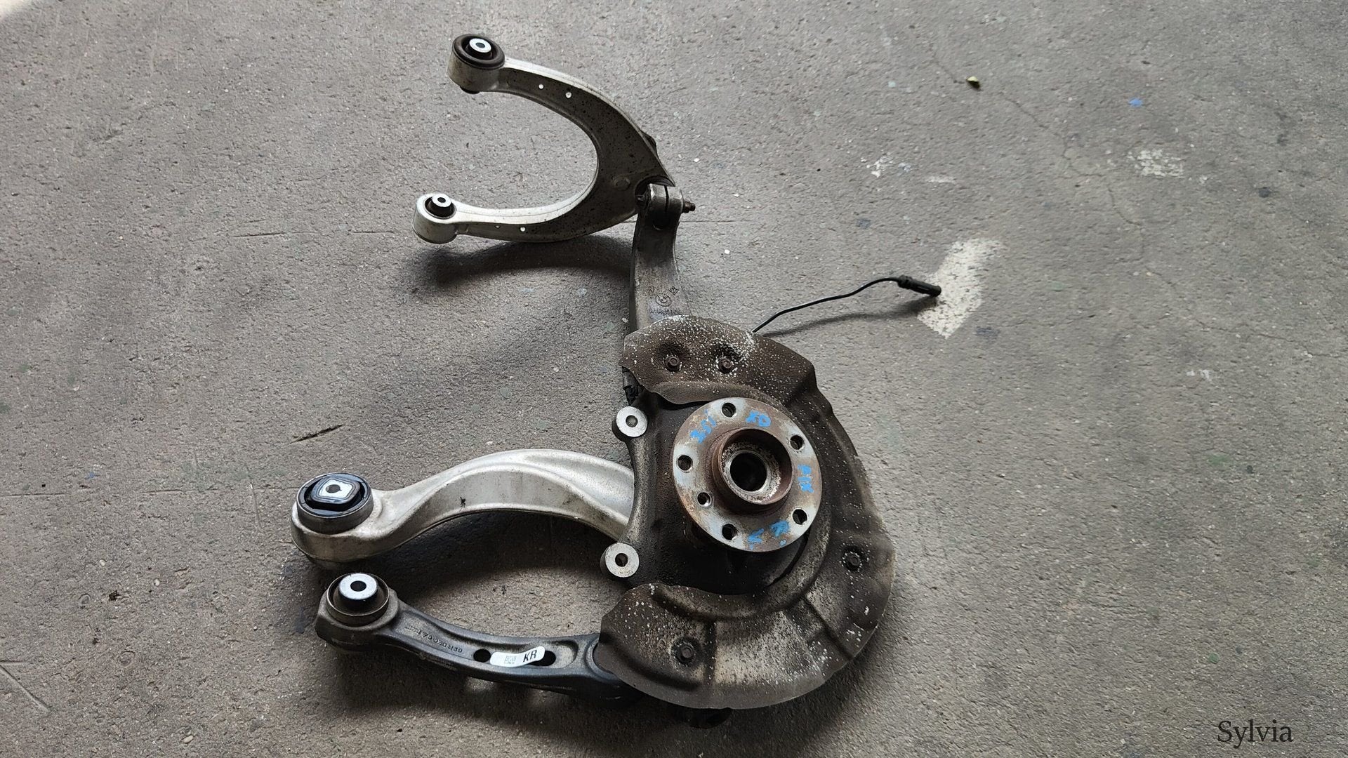 Fusee rechtsvoor met draagarmen Xdrive BMW 5 / 6 serie F10 F, Gebruikt, -, -, Ophalen of Verzenden