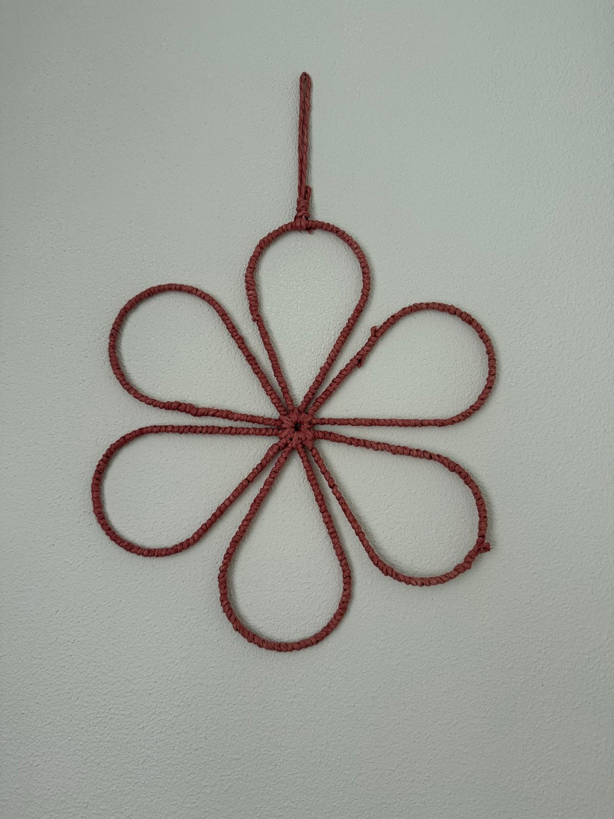 wanddecoratie - 38x35 cm, Ophalen of Verzenden, Natuurlijk materiaal, Handgemaakt, Boho