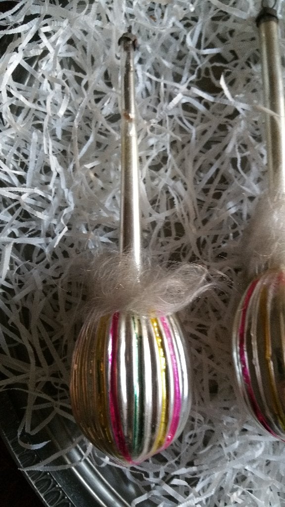 antieke kerstbal nr 362 model lange hals ballen, Diversen, Ophalen of Verzenden, Gebruikt
